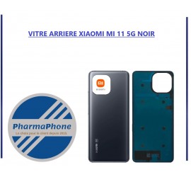 VITRE ARRIERE XIAOMI MI 11 5G NOIR - EMPLACEMENT: Z2 - R15 - E12