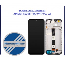 ECRAN (AVEC CHASSIS) XIAOMI REDMI 10A/ 9AT/ 9C/ 9A  - EMPLACEMENT: