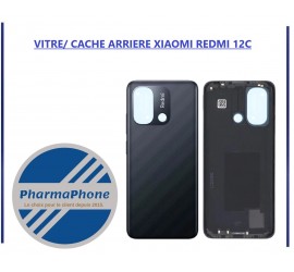 VITRE/ CACHE ARRIERE XIAOMI REDMI 12C - EMPLACEMENT: