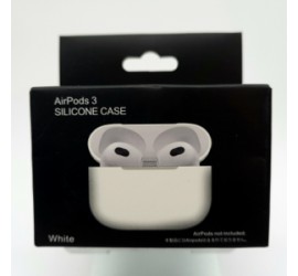 AIRPOD 3 BLANC SILICONNE PROTECTION - EMPLACEMENT: