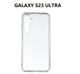 SILICONNE SIMPLE  GALAXY  S23 ULTRA TRANSPARENT
