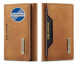 PORTE CARTE DG.MING (Simili cuir) MARRON - EMPLACEMENT: Z02-B200-E01